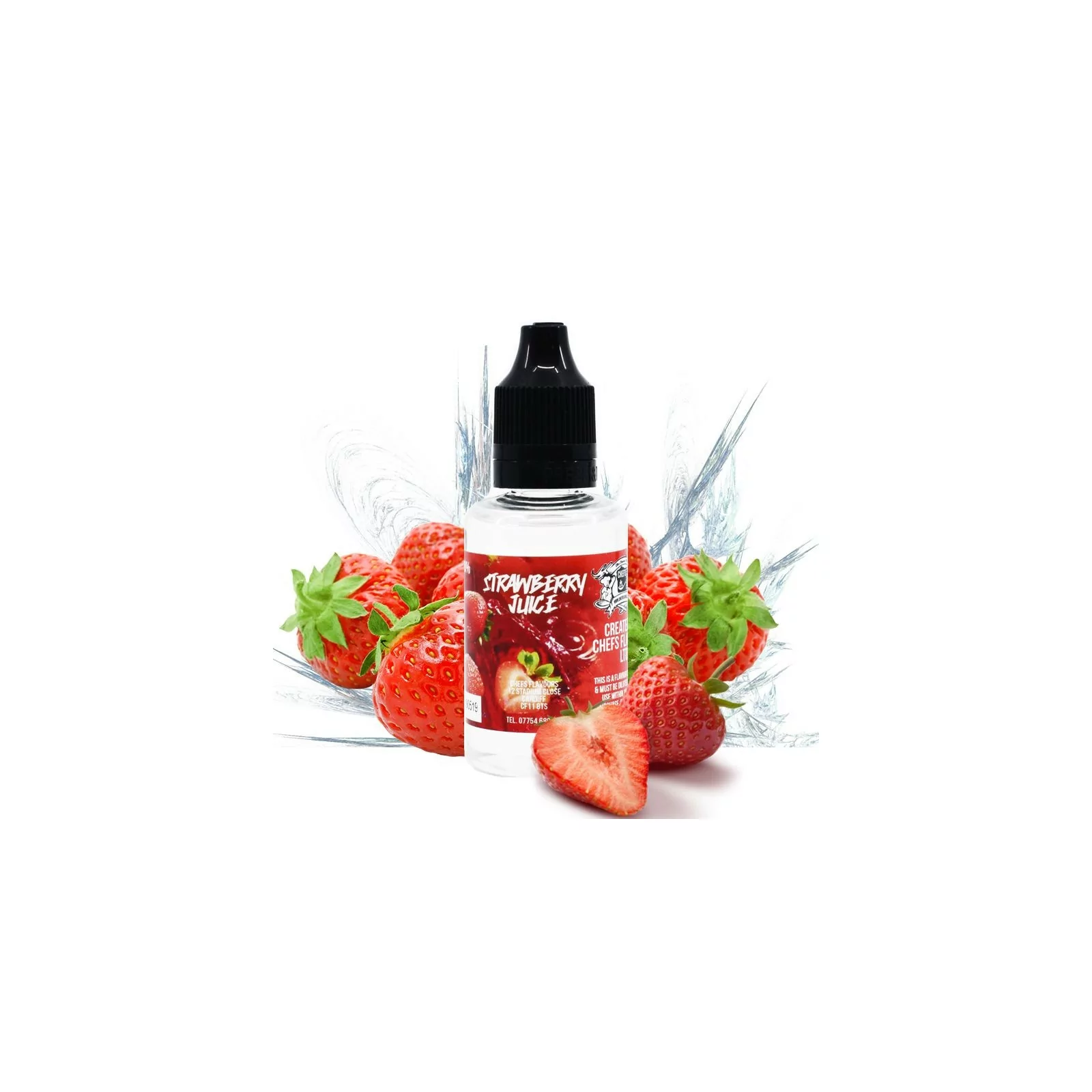 Concentré Strawberry Juice 30ml - Chefs Flavours