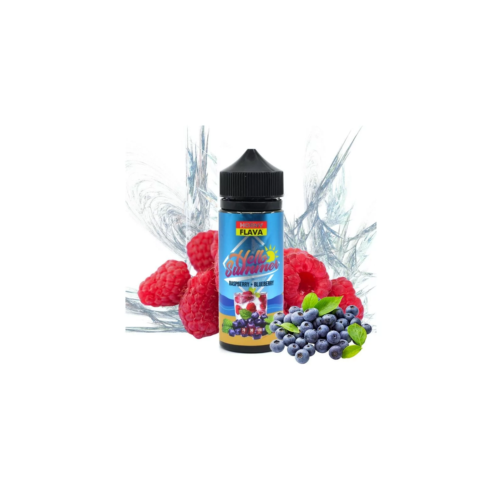 Raspberry & Blueberry 120ml - Horny Flava