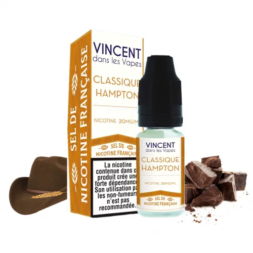 Classique Hampton 10 ml Sel de nicotine française - VDLV Classique Hampton 10 ml Sel de nicotine française - VDLV