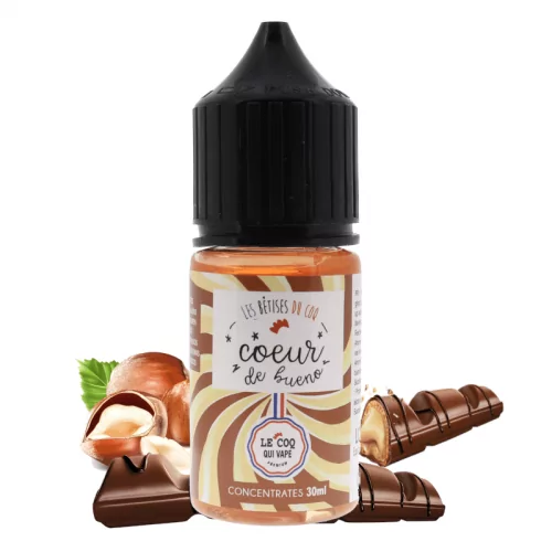 Concentré Cœur de Bueno 30ml - Le Coq Qui Vape Concentré Cœur de Bueno 30ml - Le Coq Qui Vape