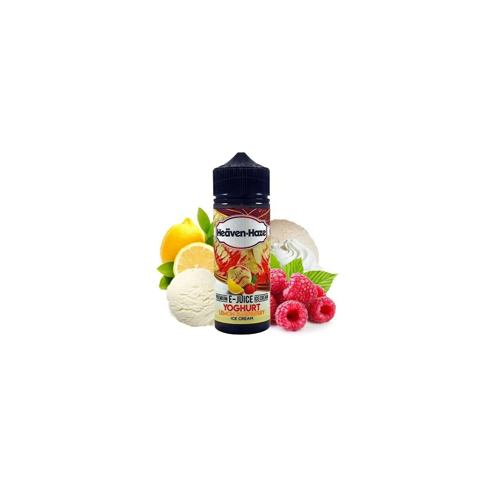 Yoghurt Lemon Raspberry 100ml - Heäven-Haze