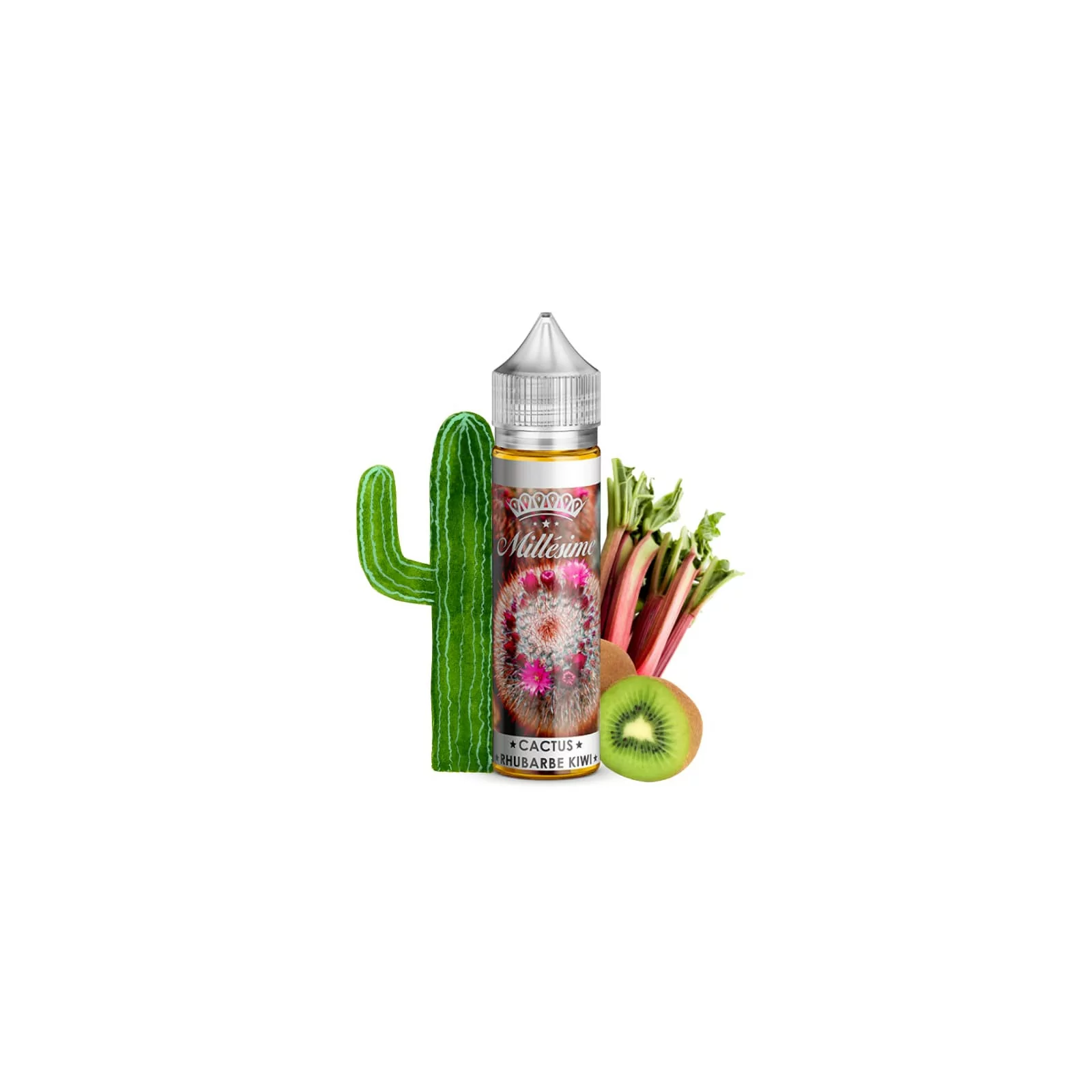 Cactus Rhubarbe Kiwi 50ML  - Millésime