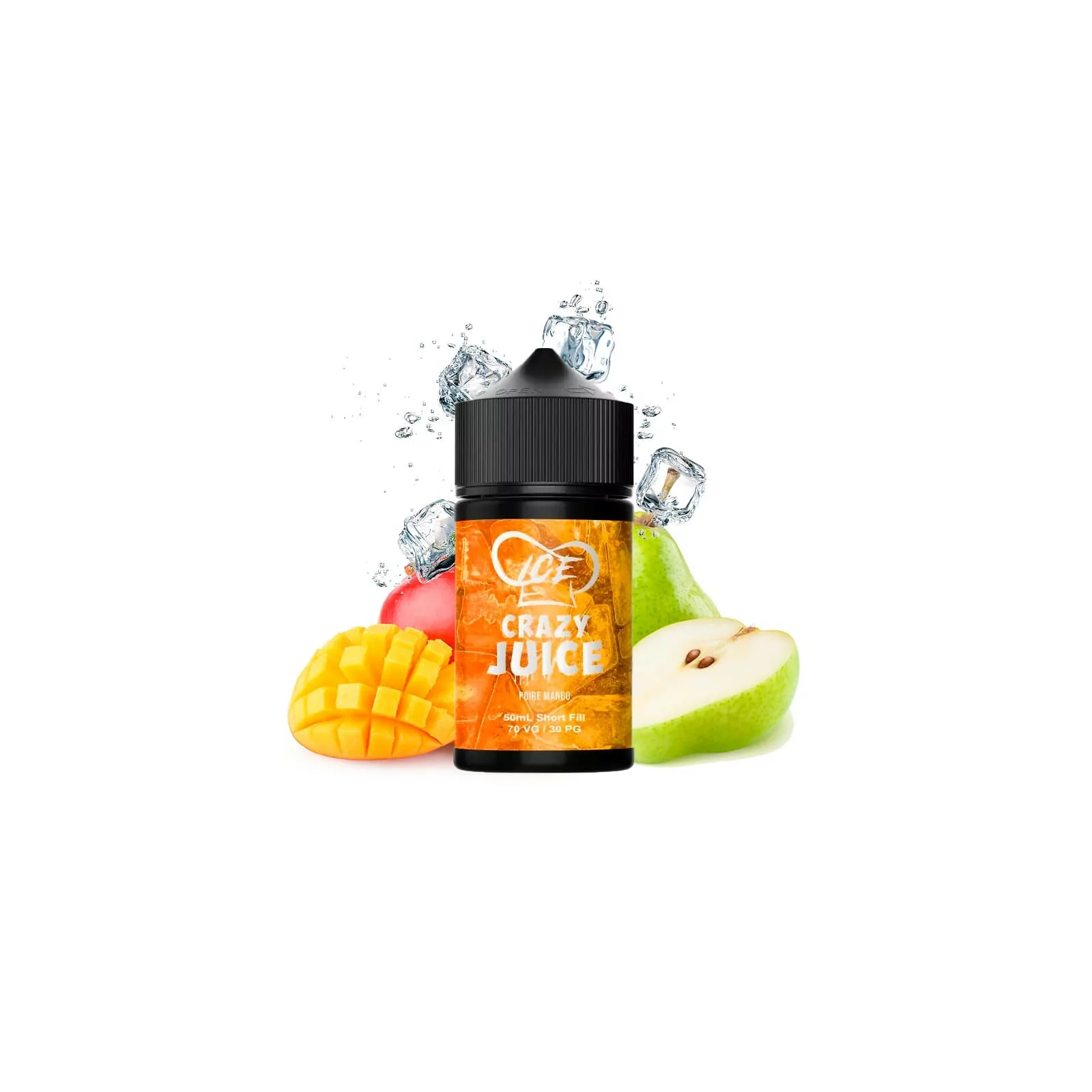 Poire Mango Ice 50 ml - Crazy Juice