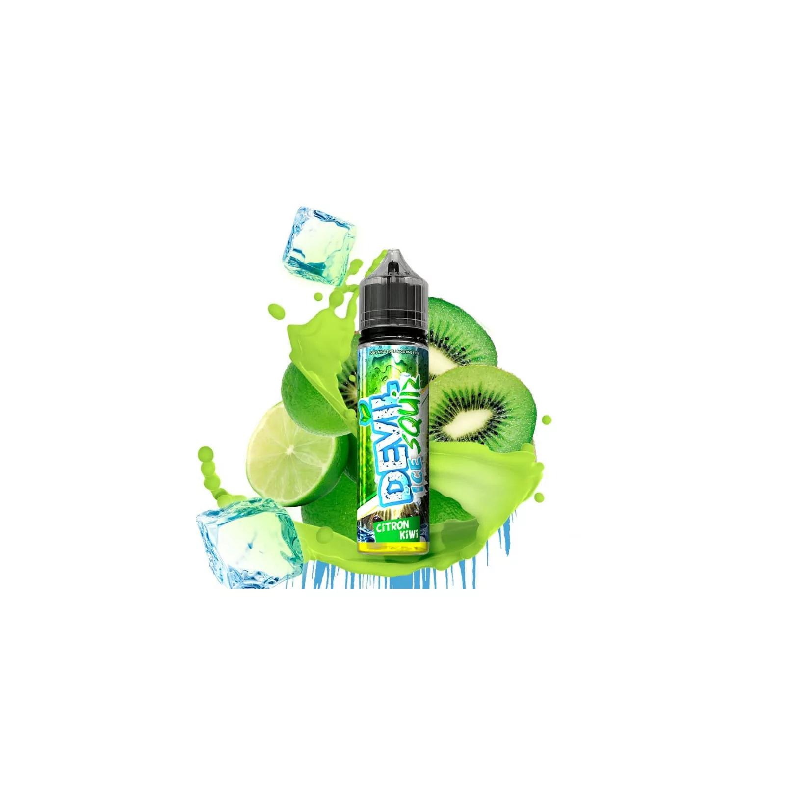 Citron vert Kiwi Ice 50ml - Devil Squiz