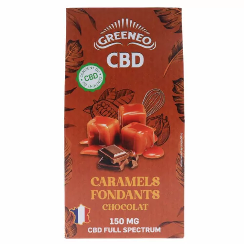 Caramels Fondants Chocolat ( CBD full Spectrum ) - Greeneo
