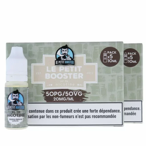 Pack 10 Boosters - Sels de nicotine PG/VG 50/50