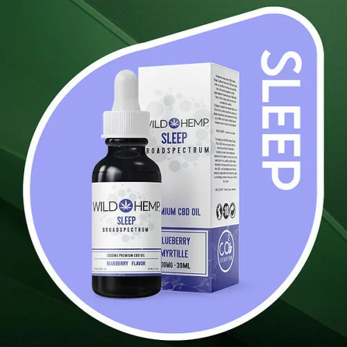 Huile CBD Premium Sleep Myrtille 30 ml - Wild Hemp