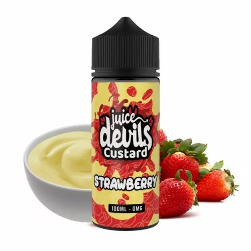 Strawberry Custard 100 ml - Juice Devils