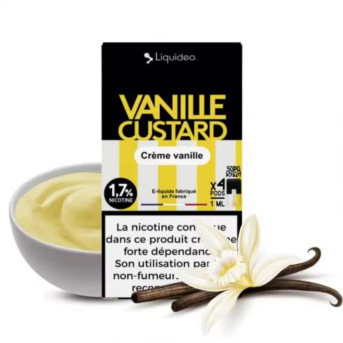 Cartouche Vanille Custard Liquideo - W Pod