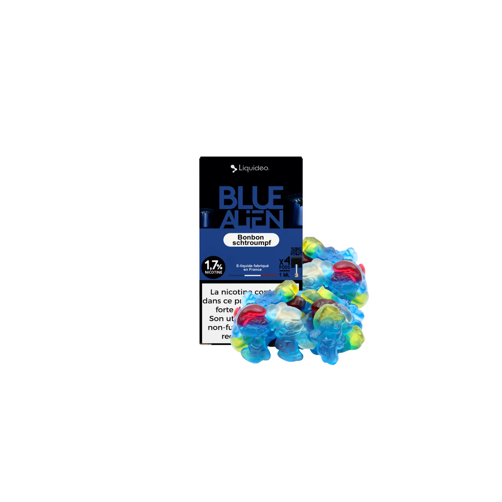 Cartouche Blue Alien Liquideo - W Pod