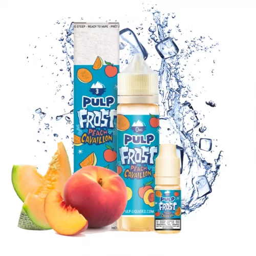 Peach Cavaillon 60 ml (Pack e-liquide + boosters) - Pulp Frost