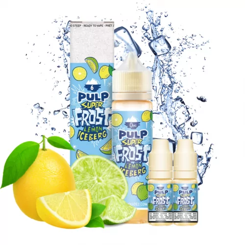 Lemon Iceberg 60 ml (Pack e-liquide + boosters) - Pulp Super Frost