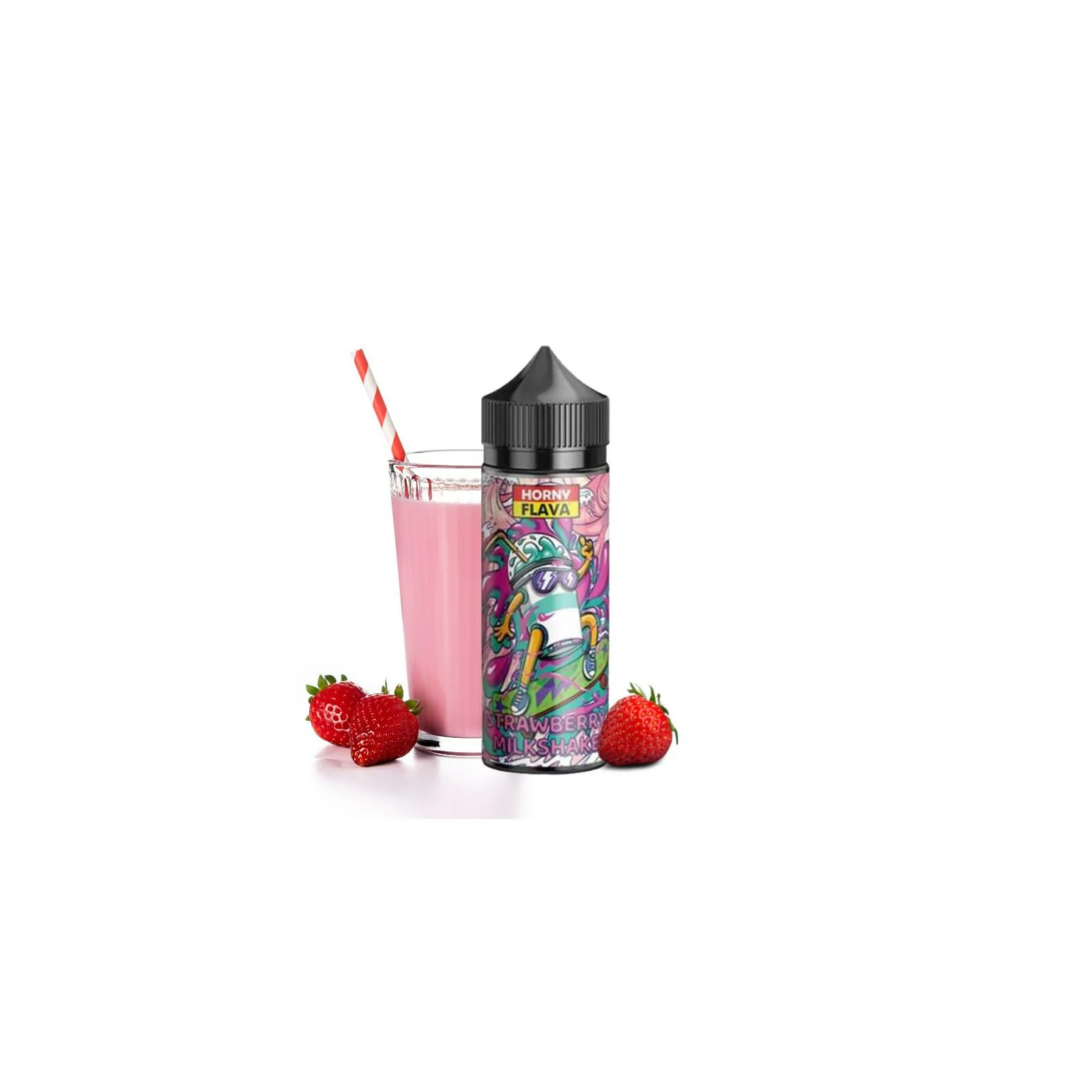 Strawberry Milkshake 100 ml - Horny Flava