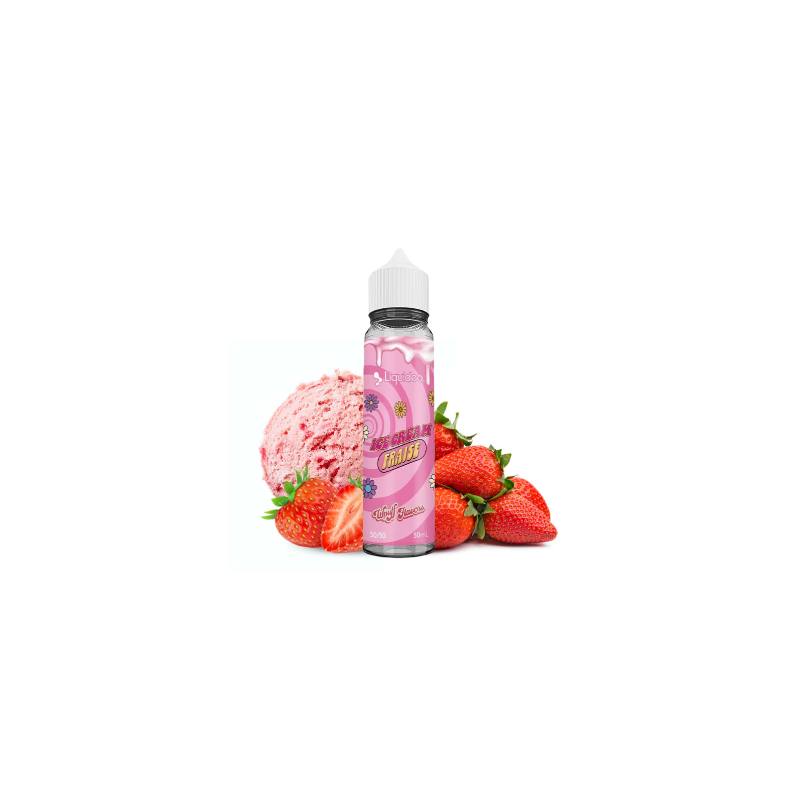 e-liquide fighter fuel E-liquide Ice Cream Fraise 50 ml Wpuff Flavors
