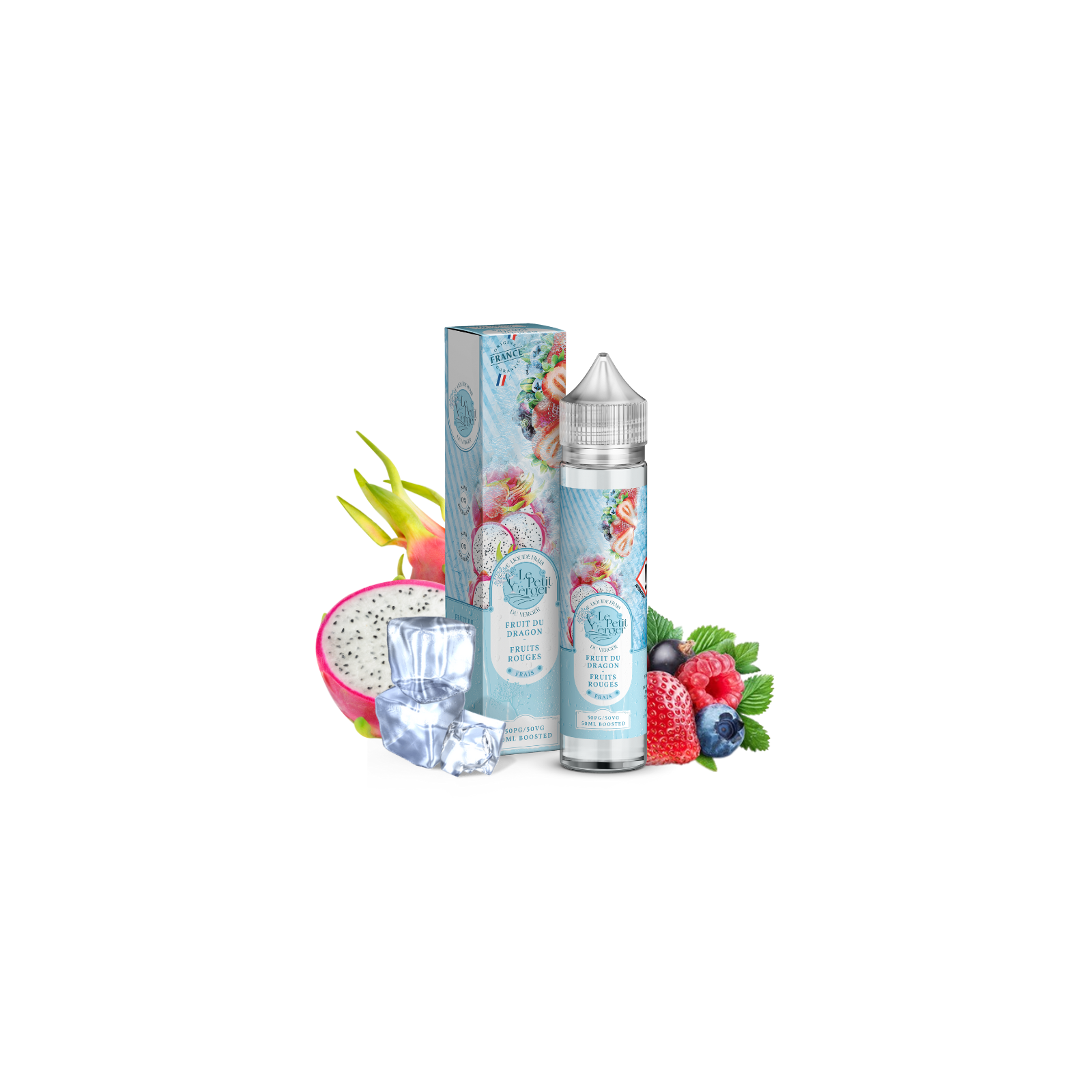 E-liquide Fruit du Dragon Fruits Rouges Frais 50 ml Le Petit Verger
