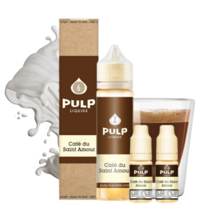 E-liquide Café du Saint Amour 60 ml (Pack e-liquide + booster) Pulp | Le Petit Fumeur