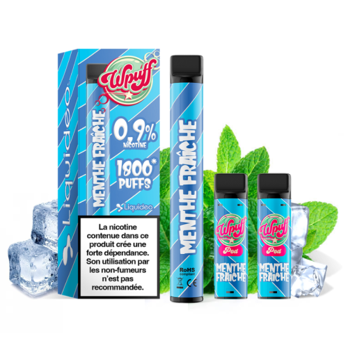 Wpuff 1800 rechargeable - Liquideo