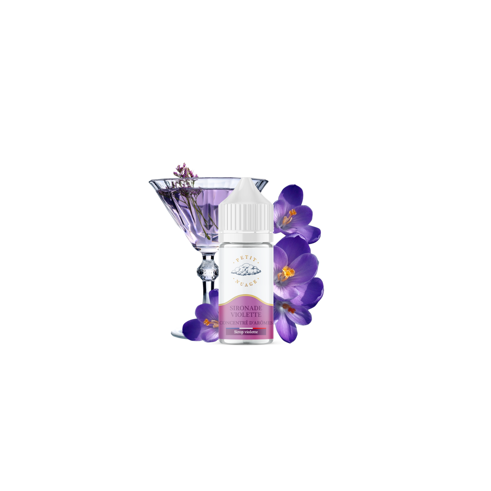 Concentr Sironade Violette 30 ml Petit Nuage | Le Petit Fumeur