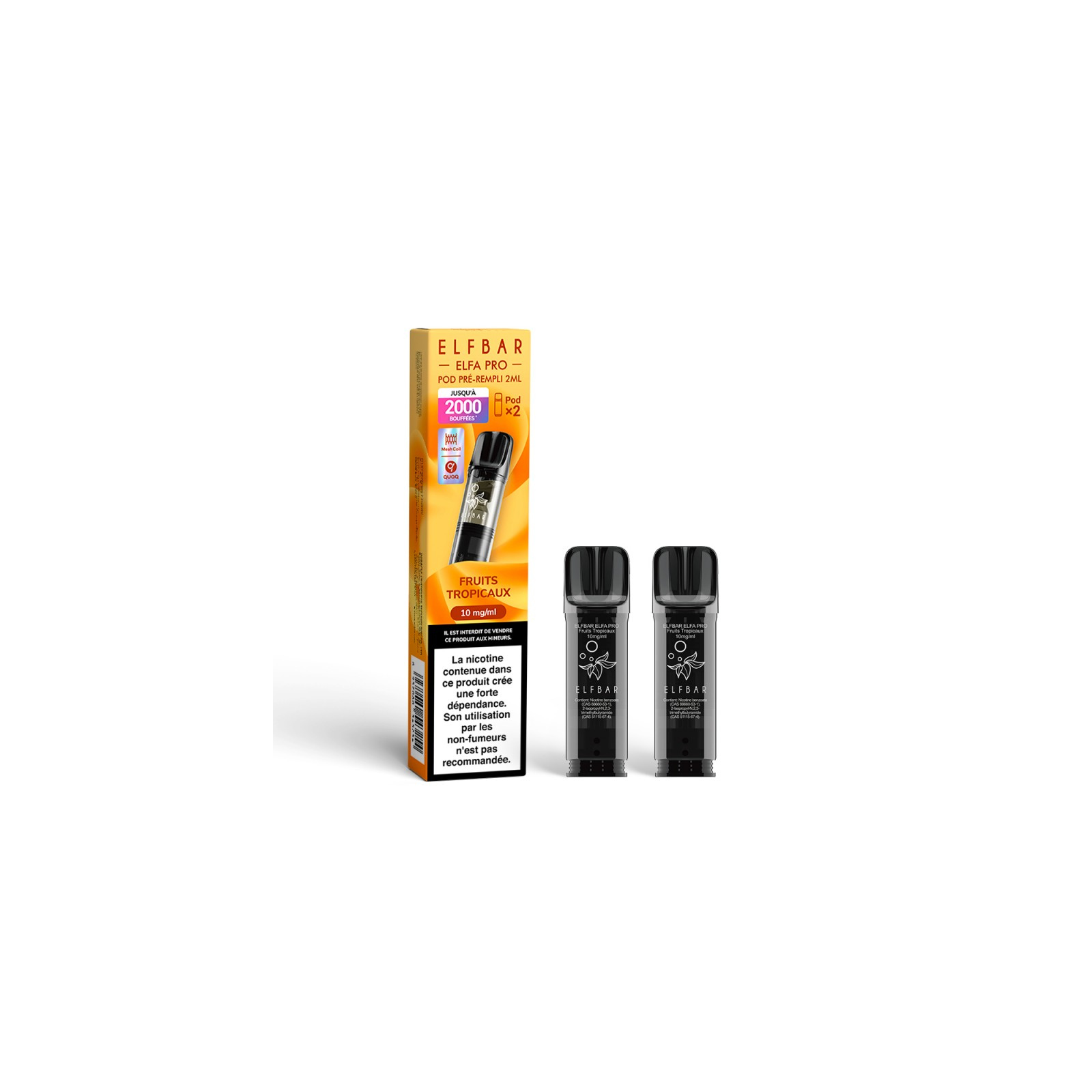 Cartouches ELFA Pro (x2) - Elfbar | Le Petit Fumeur