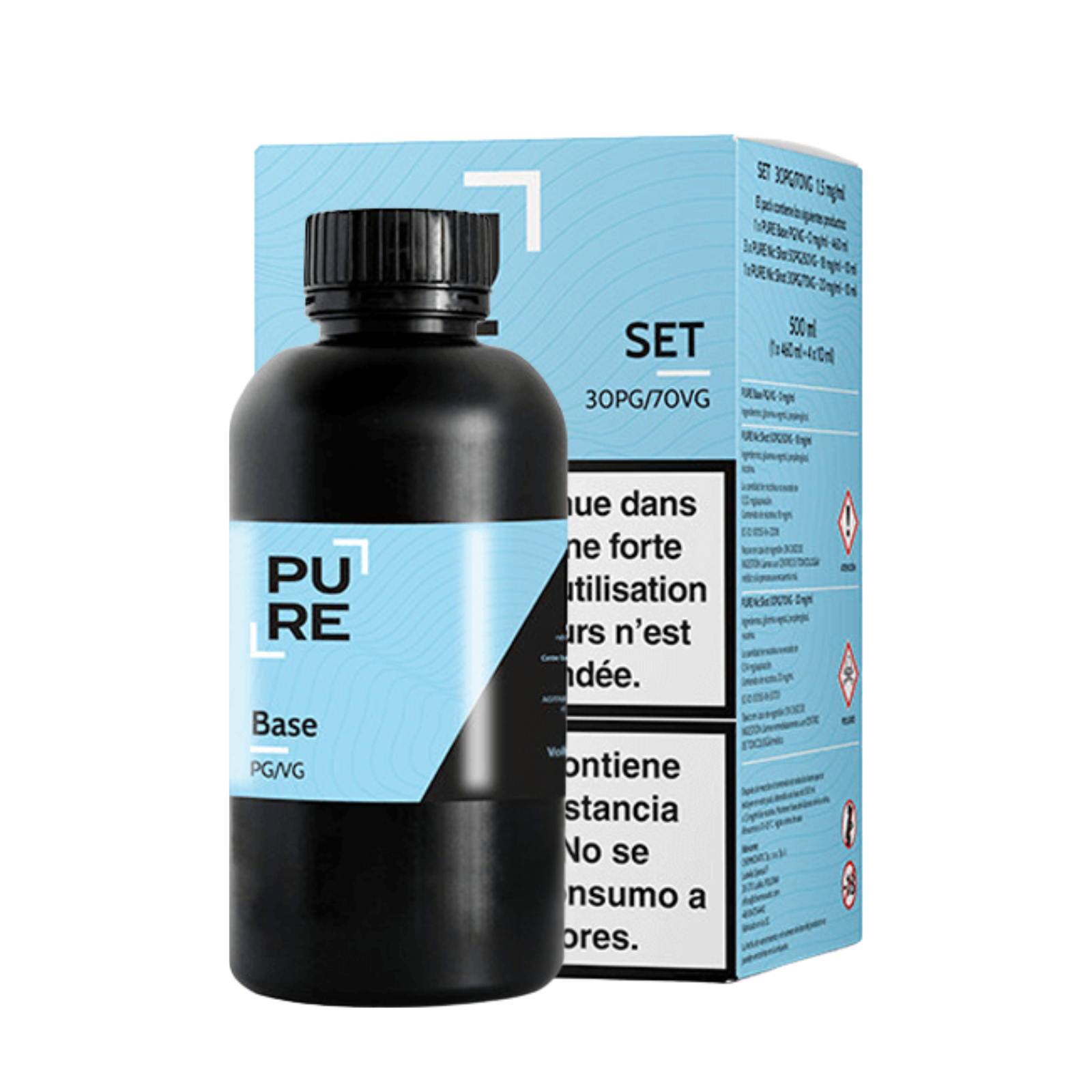 Pack 500 ml Base DIY 30/70 - PURE | Le Petit Fumeur Pack 500 ml Base DIY 30/70 - PURE | Le Petit Fumeur