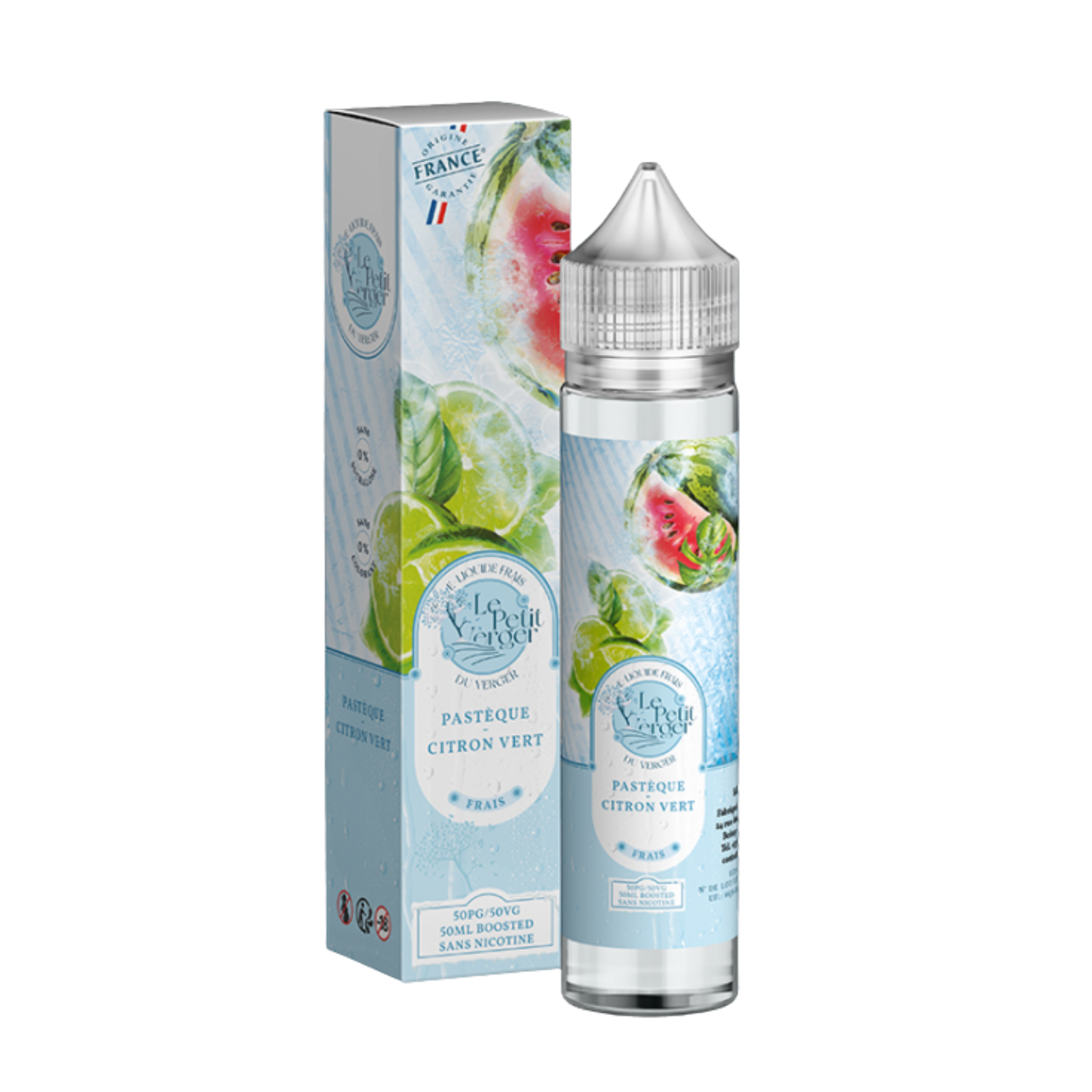E-liquide Pastque Citron vert Frais 50 ml - Le Petit Verger