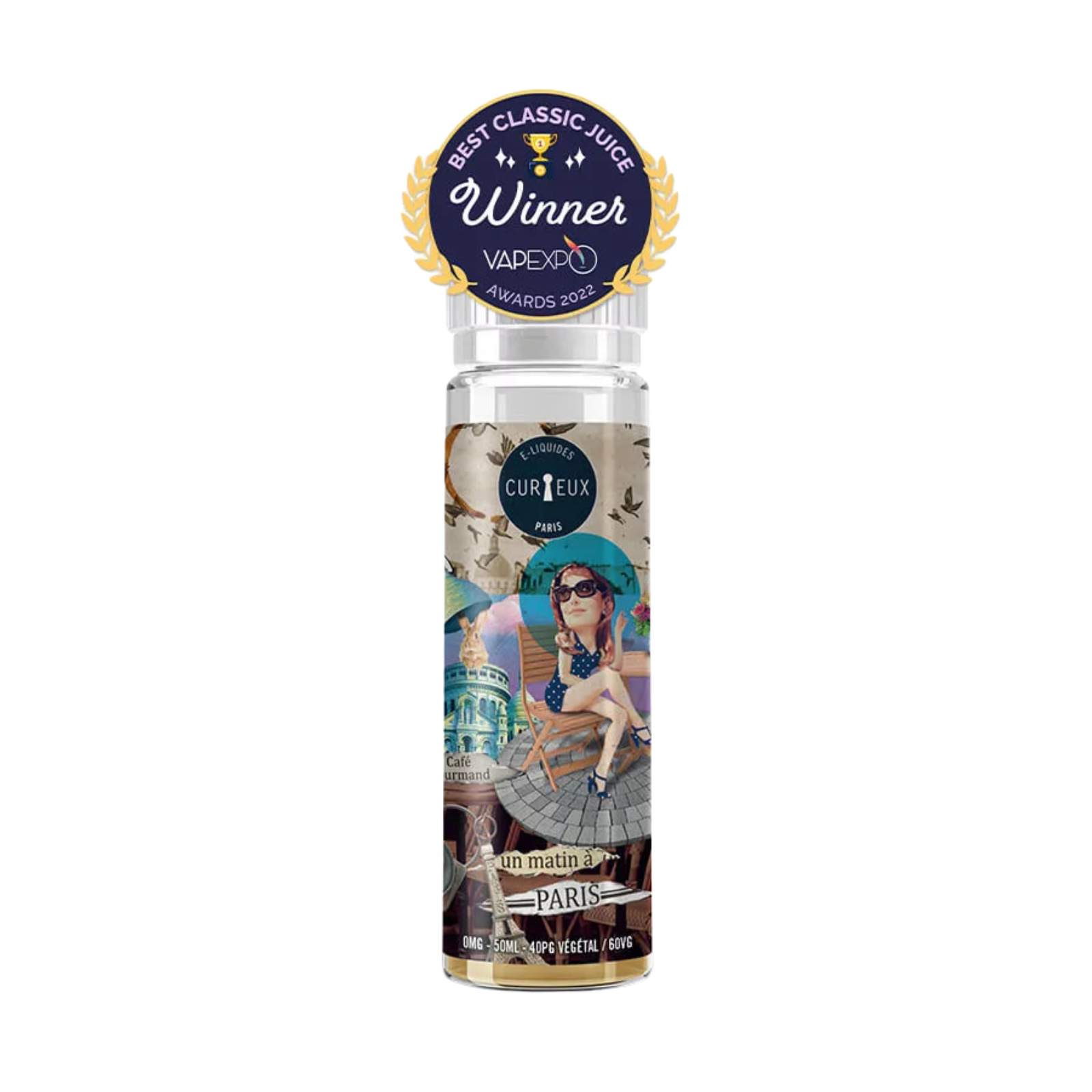 E-liquide Un Matin  Paris 50 ml Hexagone Curieux