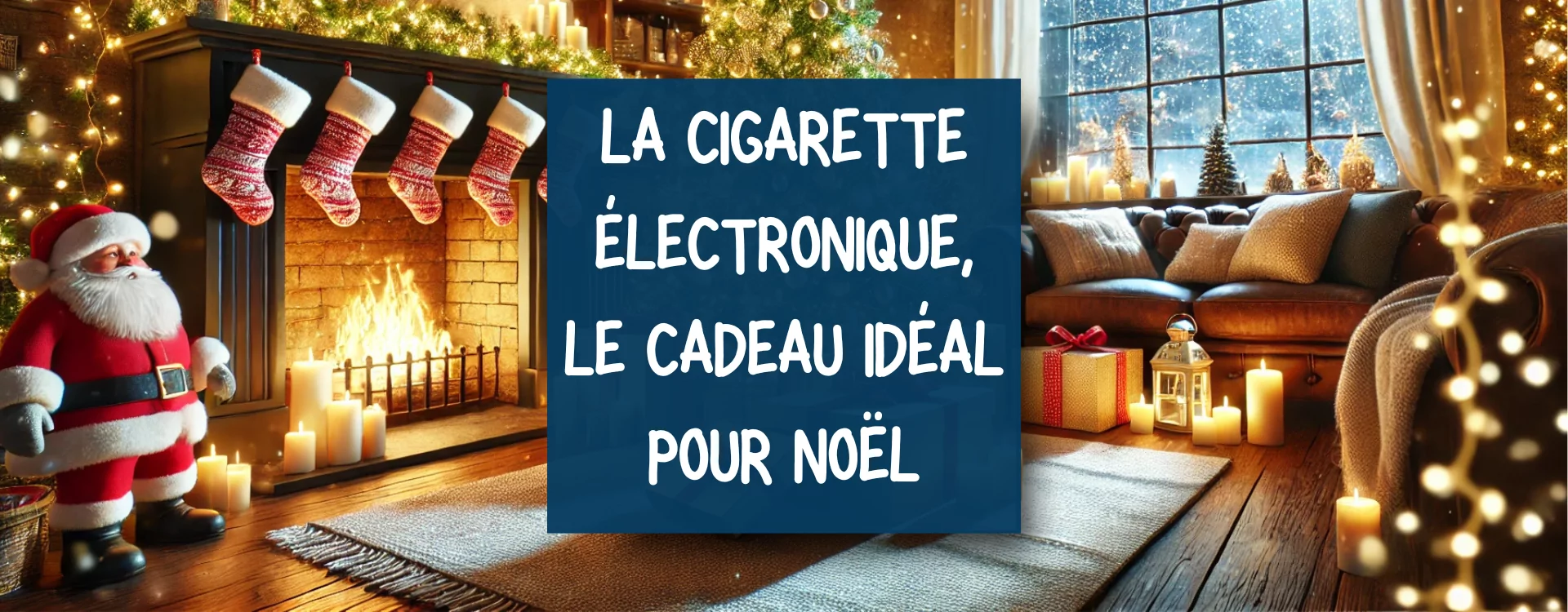 Ide cadeau de Nol originale : offrez une cigarette lectronique sous le  sapin !